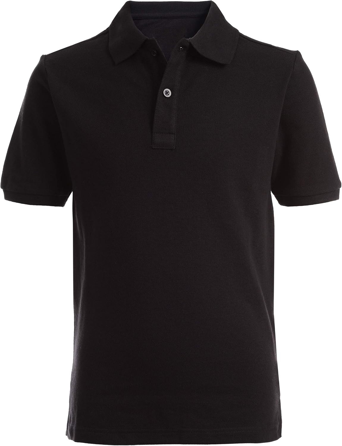 image:imageNautica Young Mens Uniform Short Sleeve Stretch Pique PoloBlack