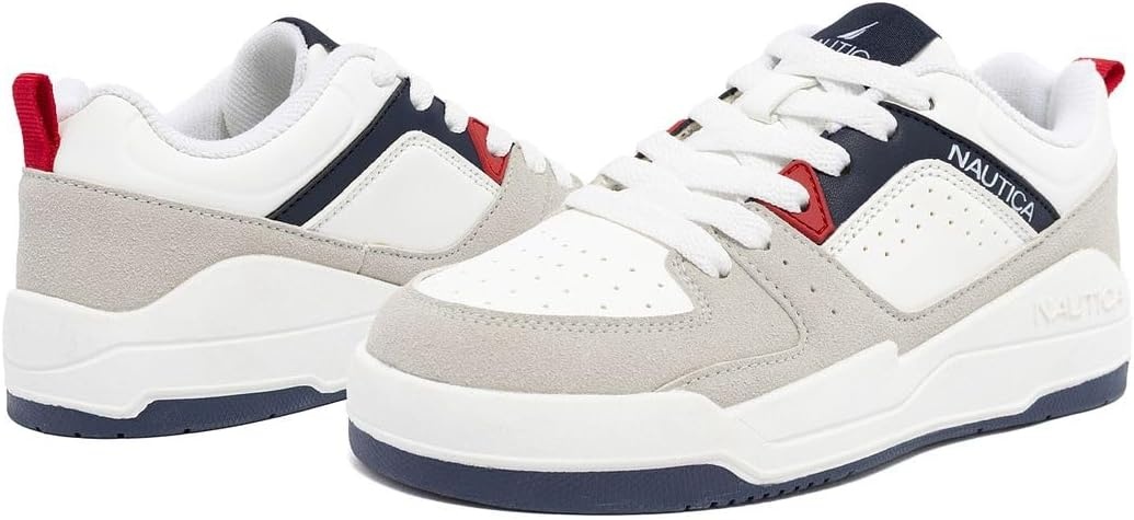 image:imageNautica Youth Athletic Sneakers Comfortable LaceUp Tennis Shoes for Boys and Girls Durable Casual Sport Footwear for School Gym and Daily WearAmericanahappy