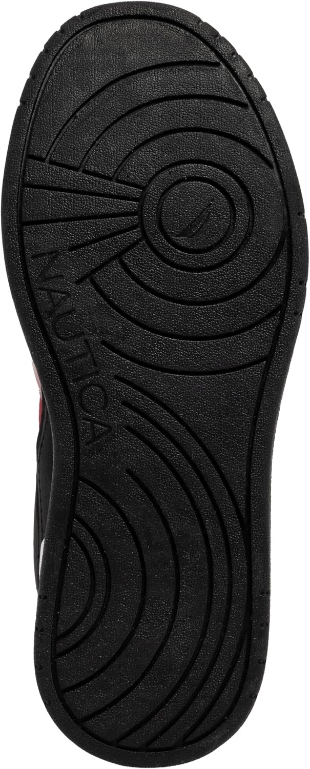 image:imageNautica Youth Athletic Sneakers Comfortable LaceUp Tennis Shoes for Boys and Girls Durable Casual Sport Footwear for School Gym and Daily WearBlack Redlighthouse