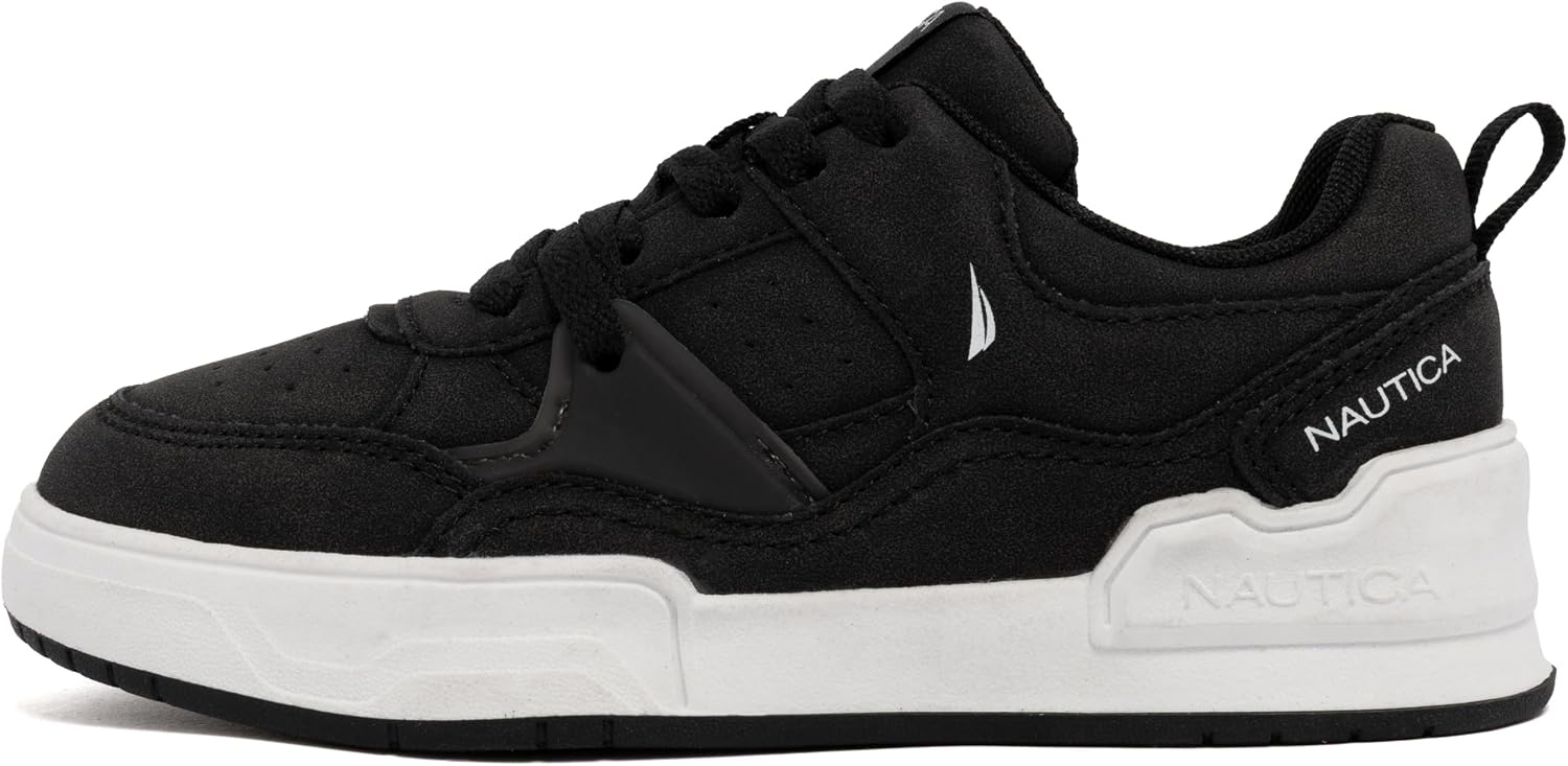 image:imageNautica Youth Athletic Sneakers Comfortable LaceUp Tennis Shoes for Boys and Girls Durable Casual Sport Footwear for School Gym and Daily WearBlacklighthouse