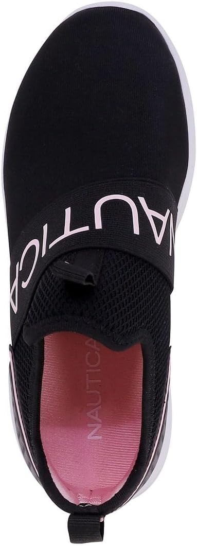 image:imageNautica Youth Girls SlipOn Athletic Sneakers Stylish Running and Tennis Shoes for Little and Big KidsAloiseblack Peony