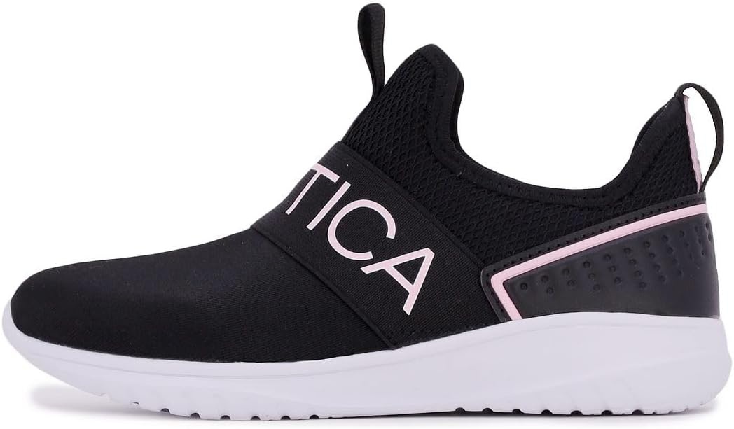 image:imageNautica Youth Girls SlipOn Athletic Sneakers Stylish Running and Tennis Shoes for Little and Big KidsAloiseblack Peony