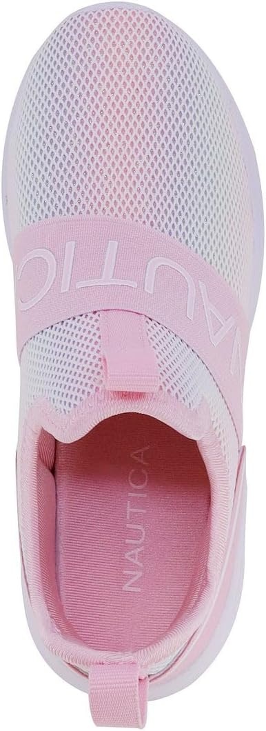 image:imageNautica Youth Girls SlipOn Athletic Sneakers Stylish Running and Tennis Shoes for Little and Big KidsAloisemulti Pink