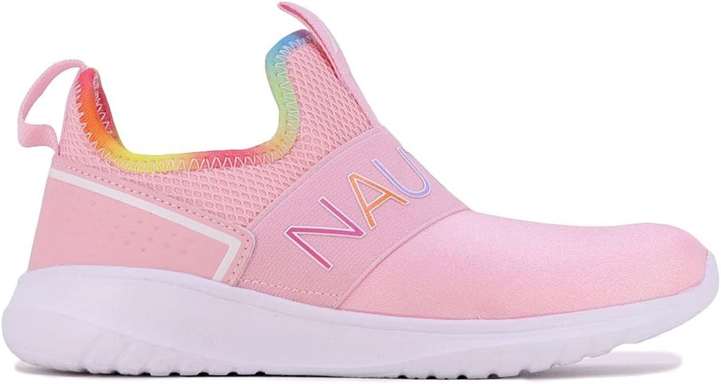 image:imageNautica Youth Girls SlipOn Athletic Sneakers Stylish Running and Tennis Shoes for Little and Big KidsAloisepeony Rainbow