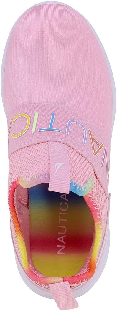 image:imageNautica Youth Girls SlipOn Athletic Sneakers Stylish Running and Tennis Shoes for Little and Big KidsAloisepeony Rainbow