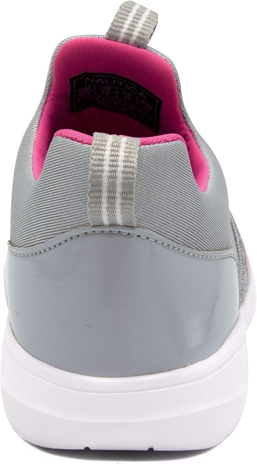 image:imageNautica Youth Girls SlipOn Athletic Sneakers Stylish Running and Tennis Shoes for Little and Big KidsGrey