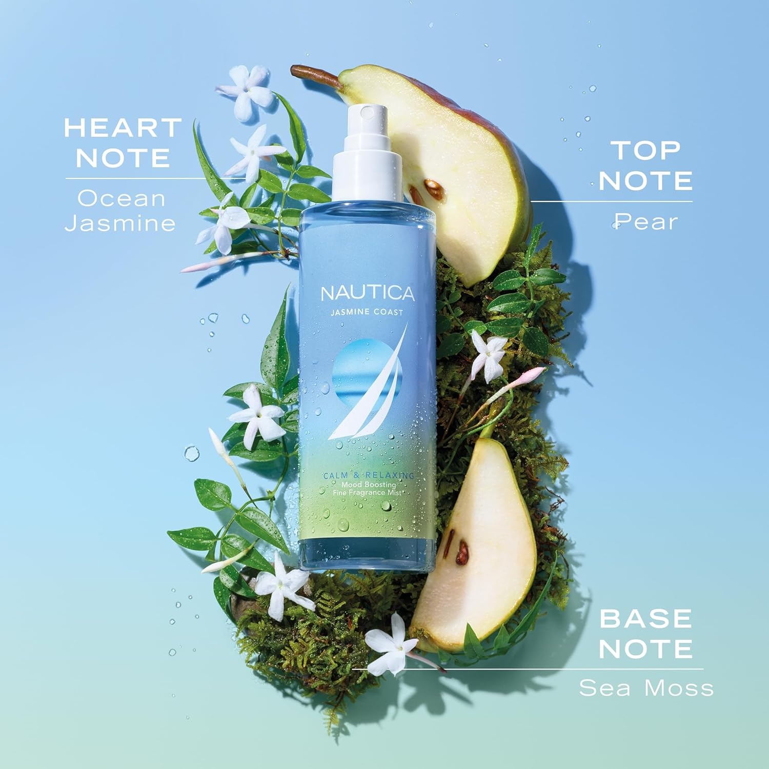 image:imageNautica for Her Jasmine Coast Eau De Parfum 16 Fl Oz Pack of 1 Notes of Pear Jasmine and Musk Womens Fragrance Long Lasting MoodBoosting Fragrance Vegan Formula Travel Size84 Fl Oz Pack of 1