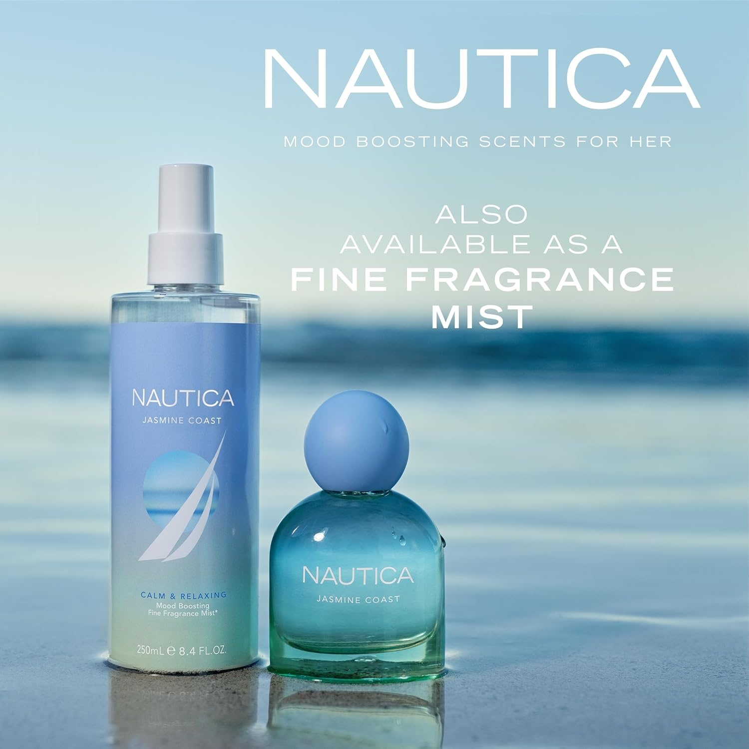 image:imageNautica for Her Jasmine Coast Eau De Parfum 16 Fl Oz Pack of 1 Notes of Pear Jasmine and Musk Womens Fragrance Long Lasting MoodBoosting Fragrance Vegan Formula Travel Size16 Fl Oz Pack of 1