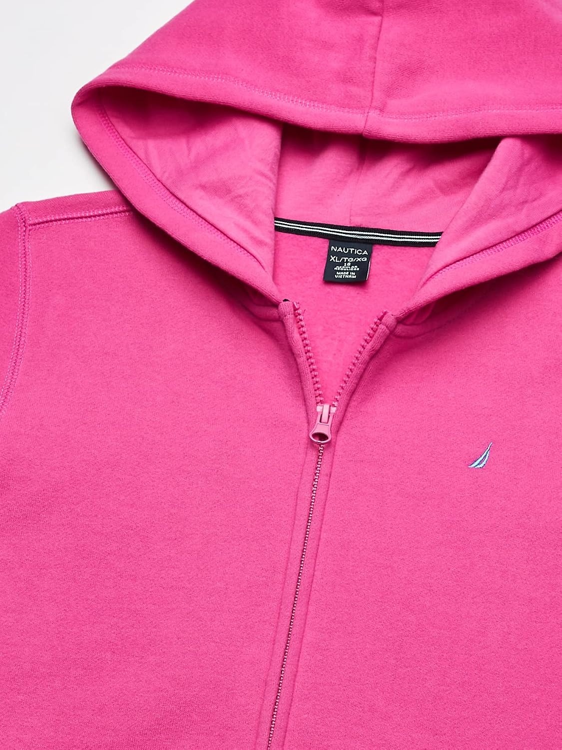 image:imageNautica girls Fleece Fullzip Hoodie SweatshirtRose