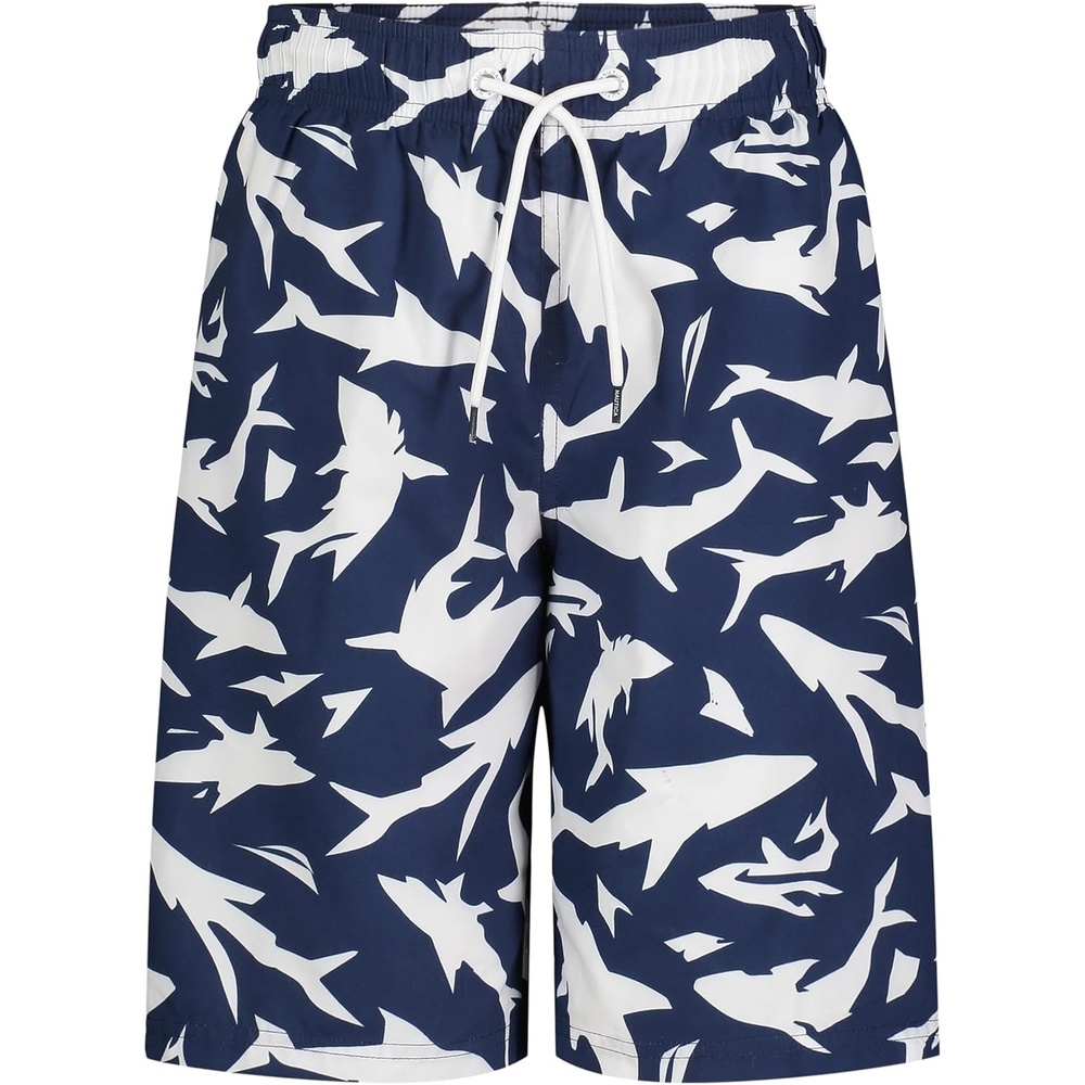 image:imageNautica Boys 47 Swim TrunkSharky Aop