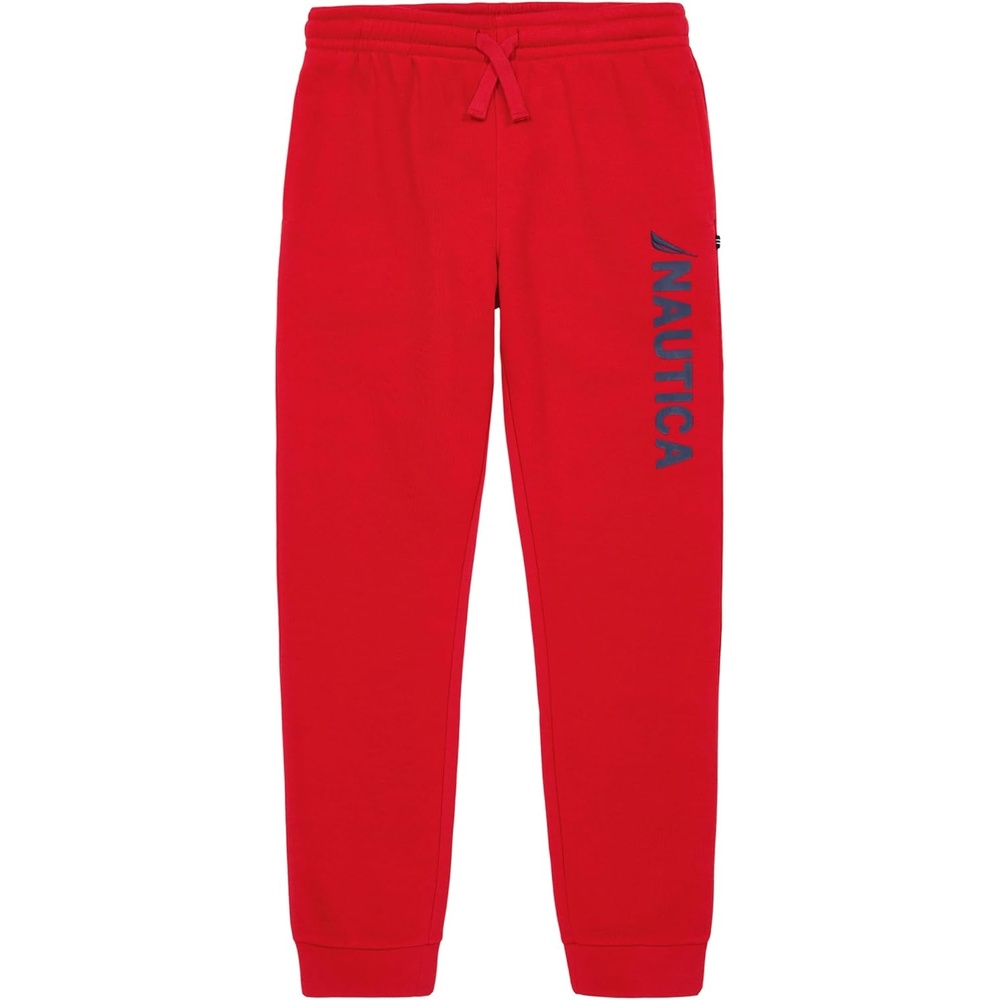 image:imageNautica Boys Fleece Jogger SweatpantsStacked Carmine
