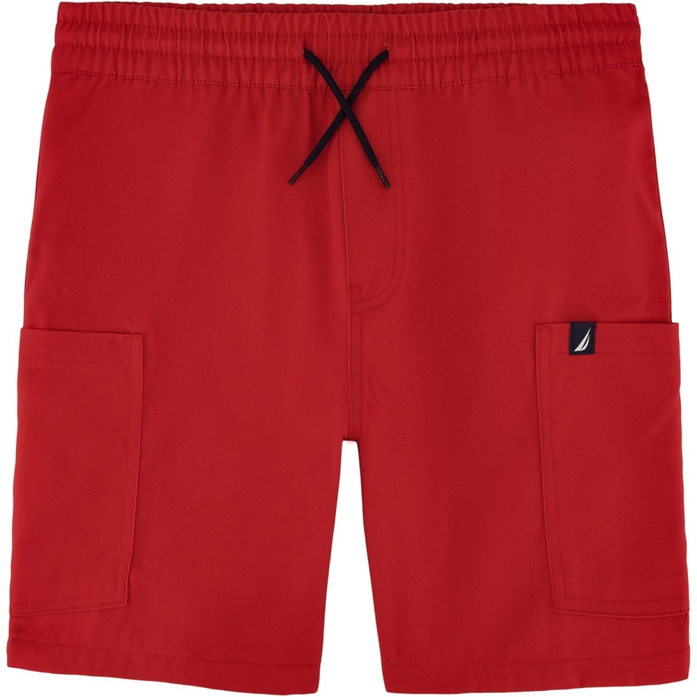 image:imageNautica Boys Pullon Cargo Shorts Drawstring ClosureCardinal