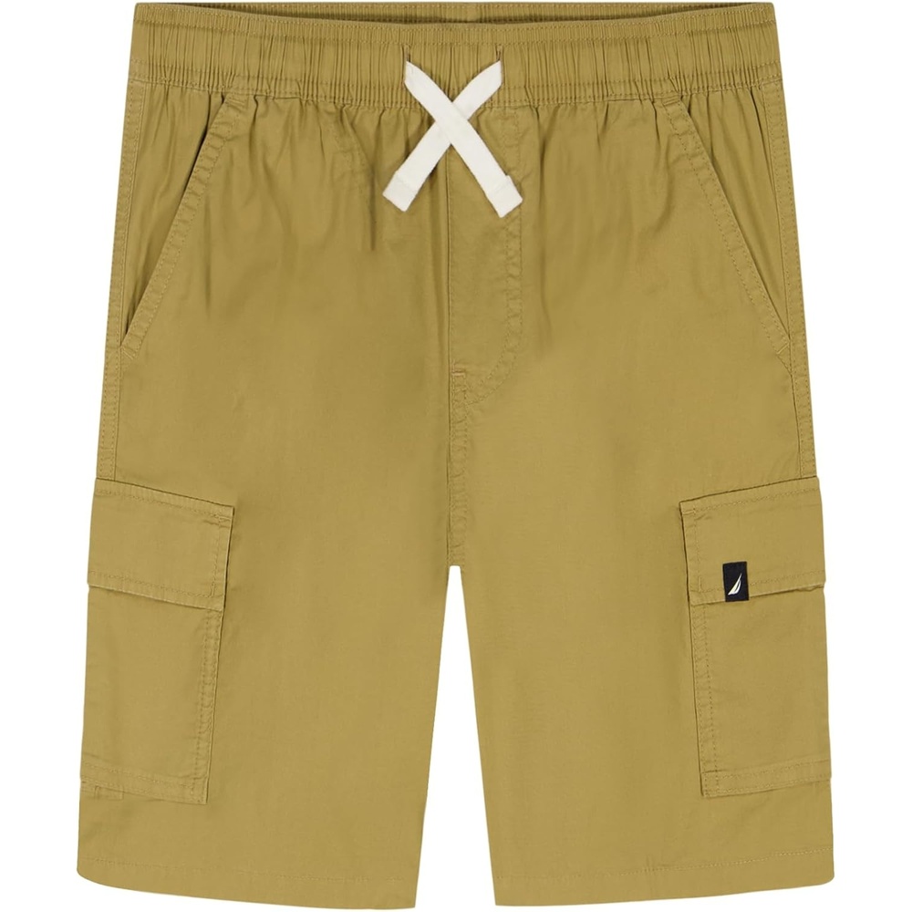 image:imageNautica Boys Pullon Cargo Shorts Drawstring ClosureChino