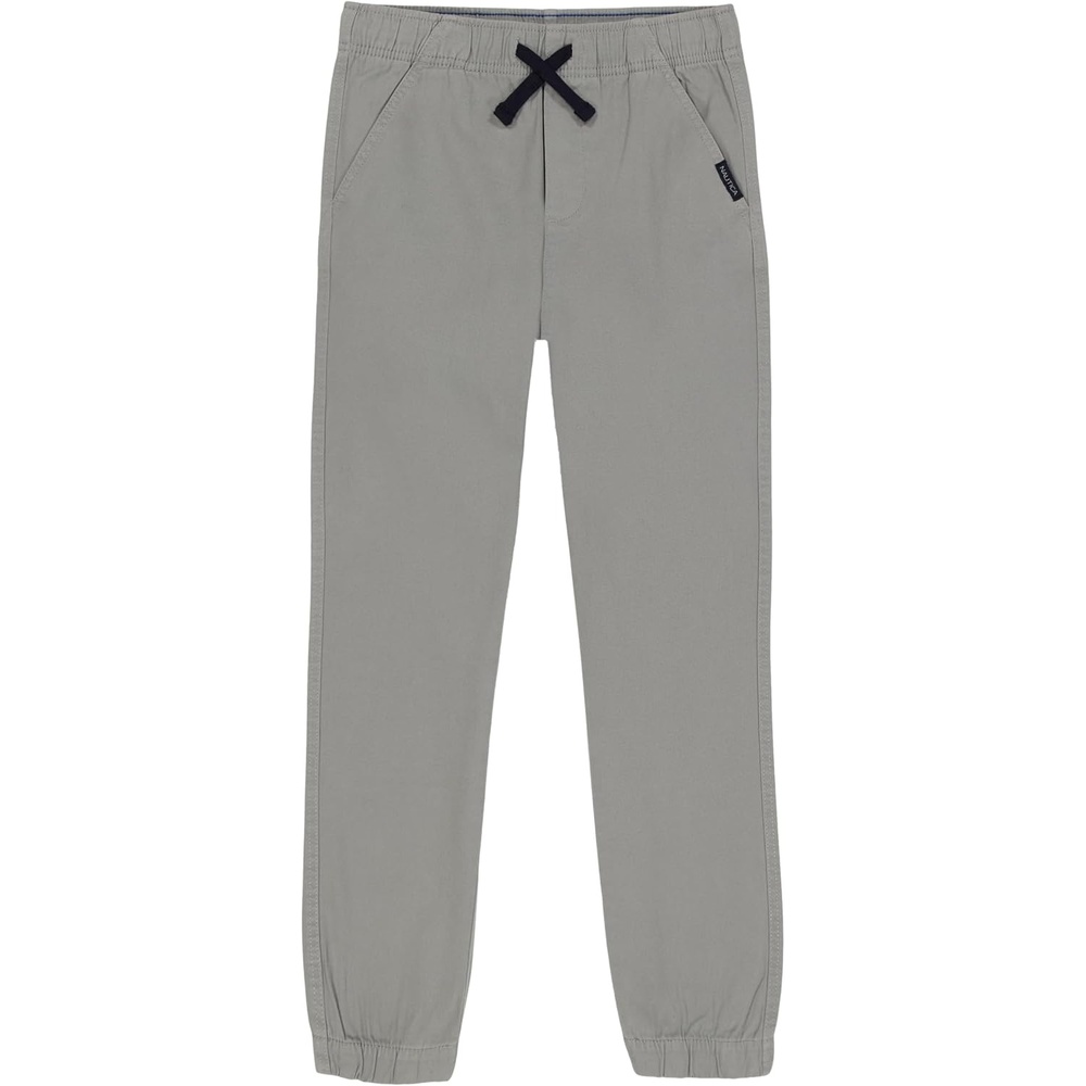 image:imageNautica Boys Pullon Twill Jogger Pant Drawstring ClosureMonument