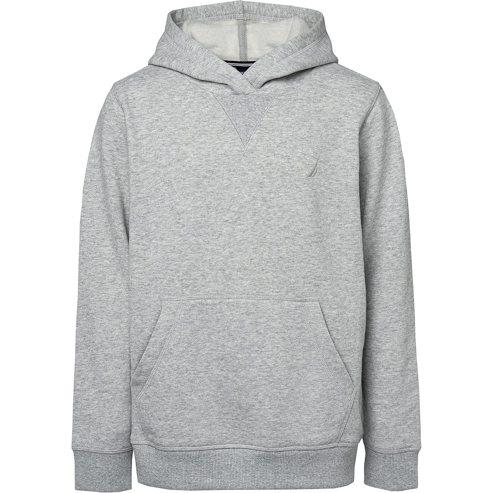 image:imageNautica Boys Pullover Fleece Hoodie SweatshirtGrey Heather