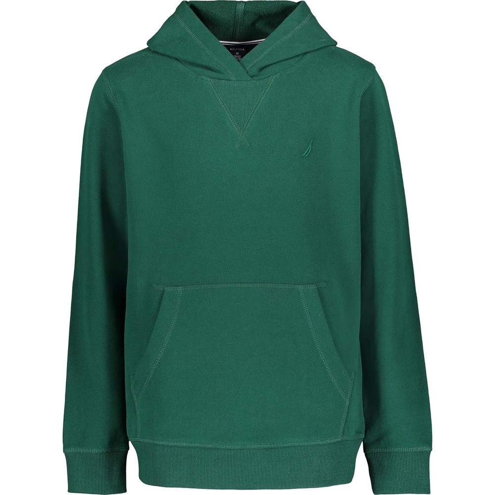 image:imageNautica Boys Pullover Fleece Hoodie SweatshirtHunter