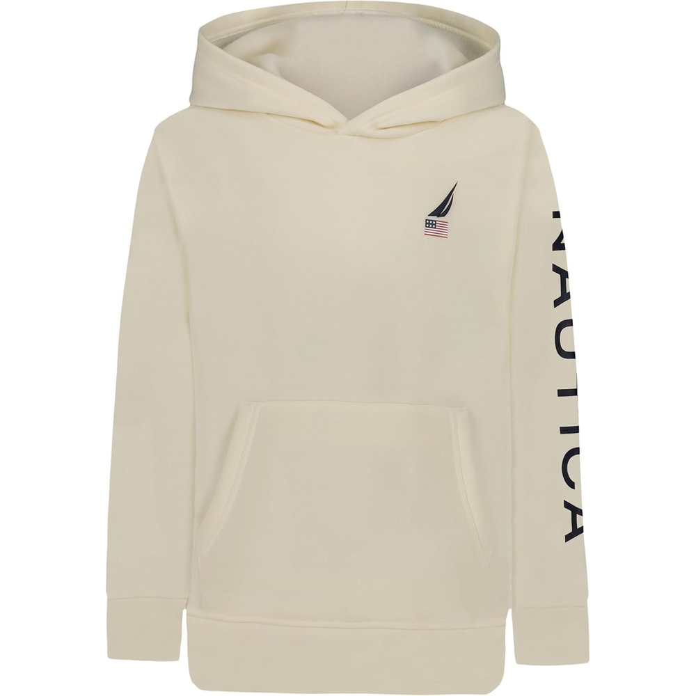 image:imageNautica Boys Pullover Fleece Hoodie SweatshirtUsa Flag Turtle Dove