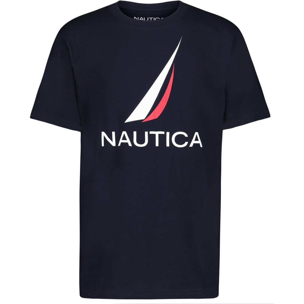image:imageNautica Boys Short Sleeve JClass Logo Crew Neck TShirt Soft Comfortable Relaxed FitJclass Sport Navy