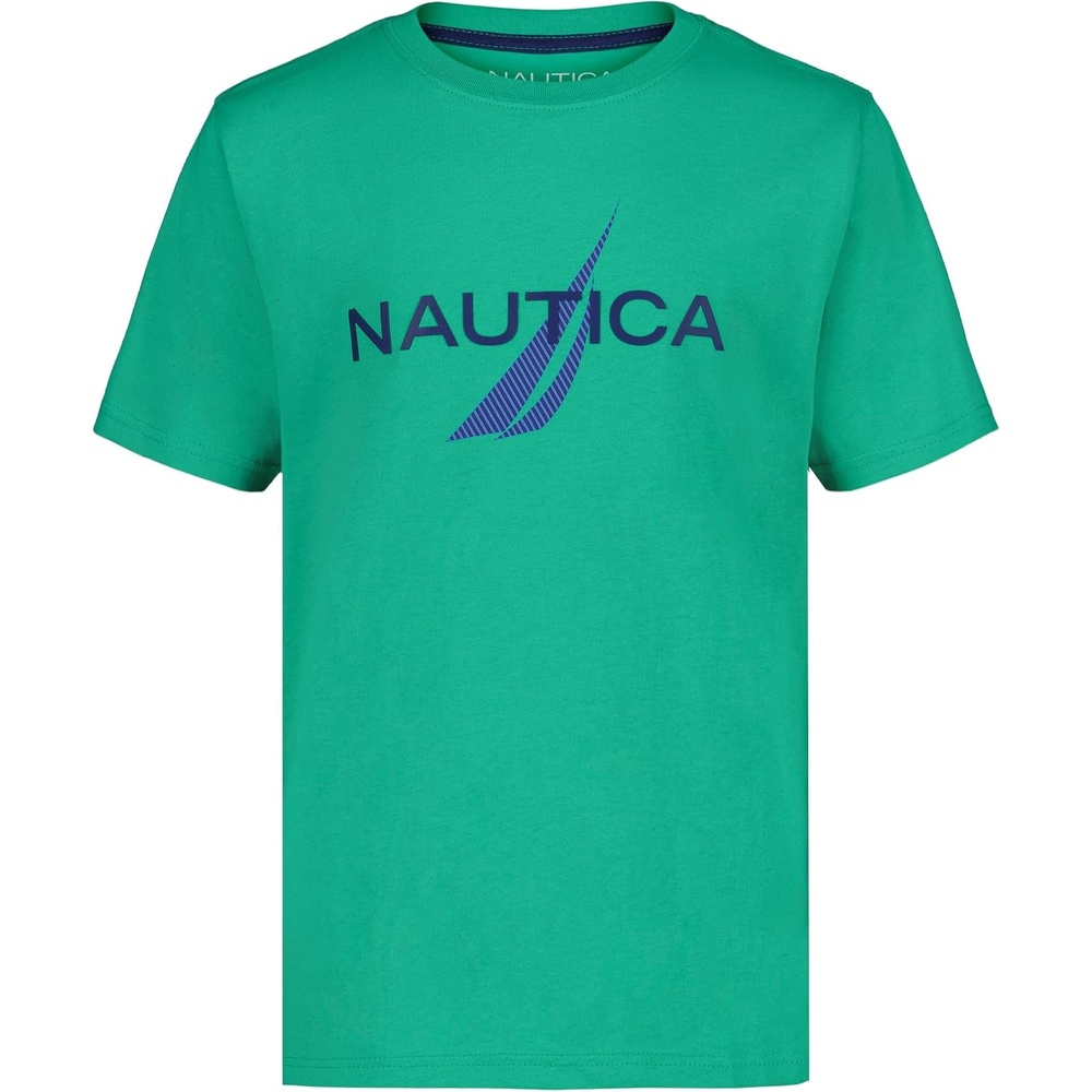 image:imageNautica Boys Short Sleeve JClass Logo Crew Neck TShirt Soft Comfortable Relaxed FitLayered Jclass Gum Drop