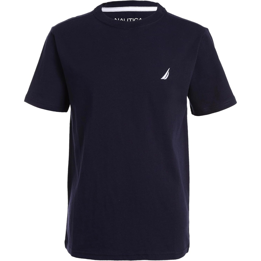 image:imageNautica Boys Short Sleeve Solid Crew Neck TShirt Soft Comfortable Relaxed FitSport Navy