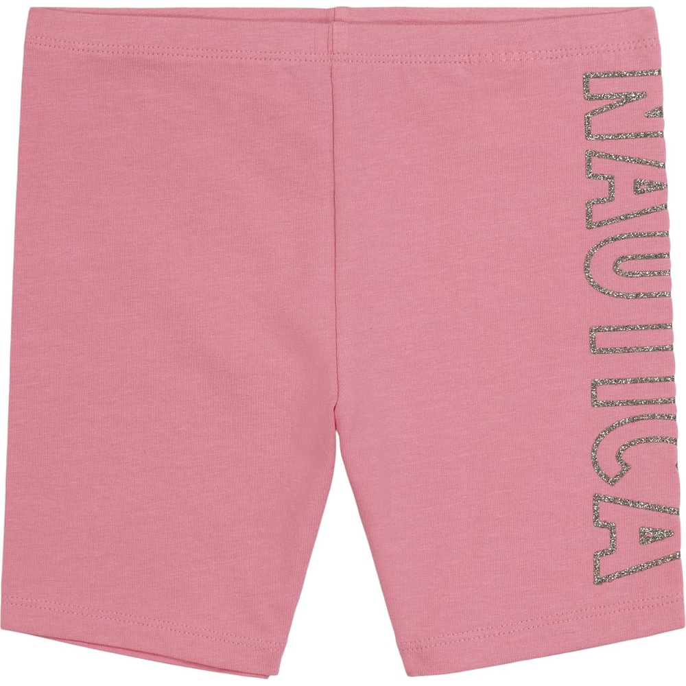 image:imageNautica Girls Active Bike Shorts Soft amp Stretchy Spandex with Flat Waistband amp Logo DesignPink Heart