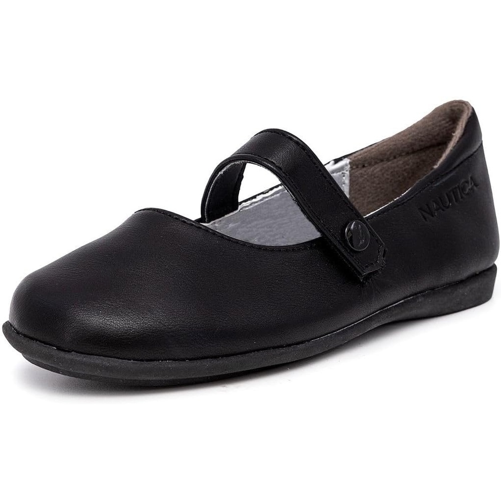 image:imageNautica Girls Dress Slip On Ballerina Flats  Mary Jane Ballet Fashion Shoes for Toddlers Little Kids and Big Kids  Lightweight amp ComfortableBlack Doane
