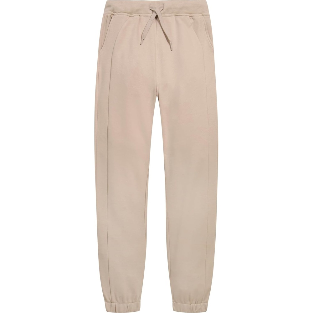 image:imageNautica Girls School Uniform Jogger Pants Elastic Waistband with Drawstring Closure Stretch Performance FabricKhaki