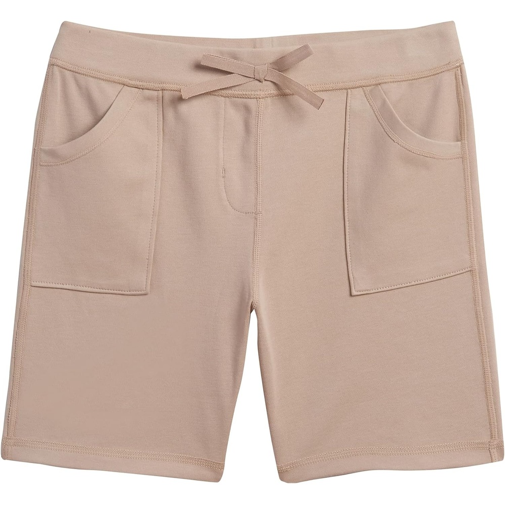 image:imageNautica Girls School Uniform SensoryFriendly Soft Pullon ShortKhaki