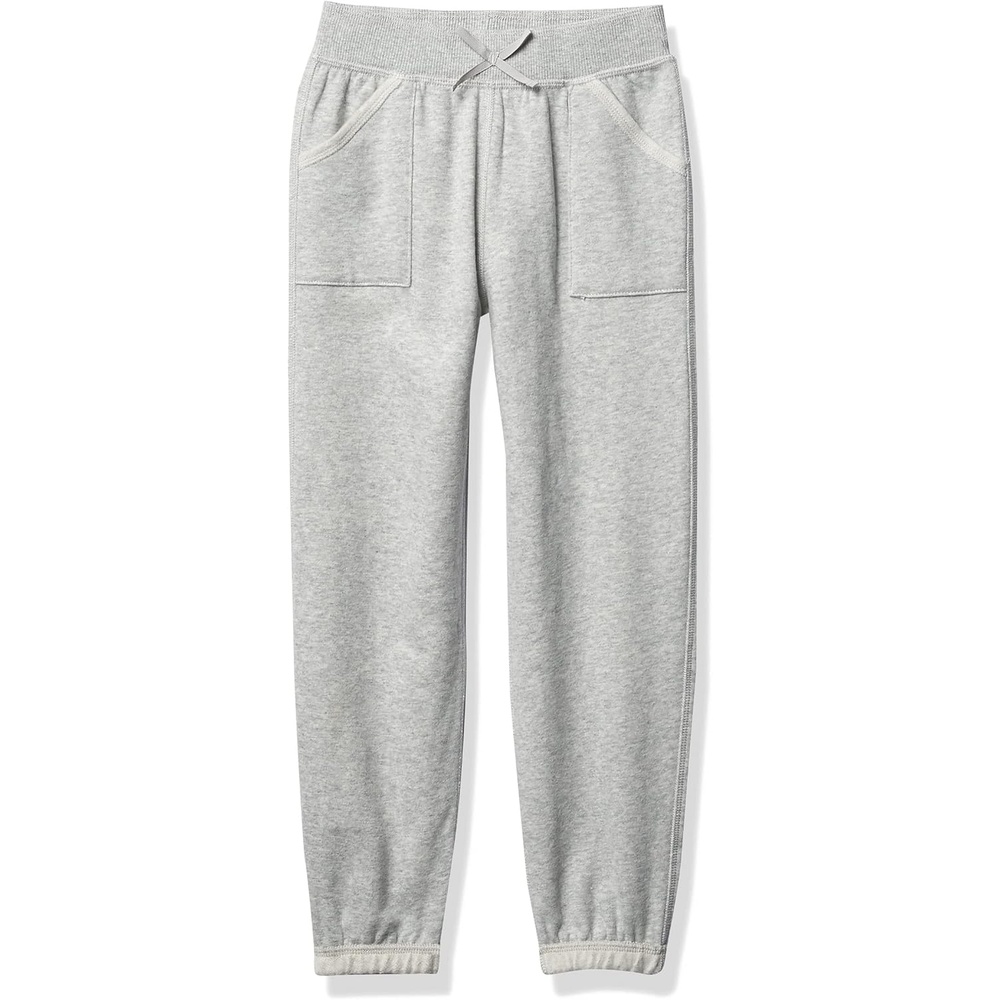 image:imageNautica Girls SensoryFriendly Soft Fleece SweatpantsGrey Heather