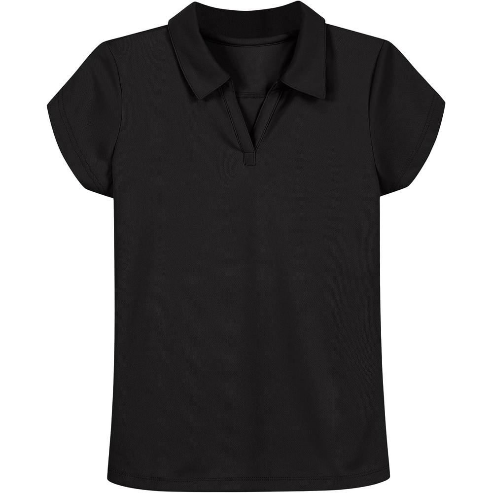 image:imageNautica Girls Short Sleeve Performance PoloBlack