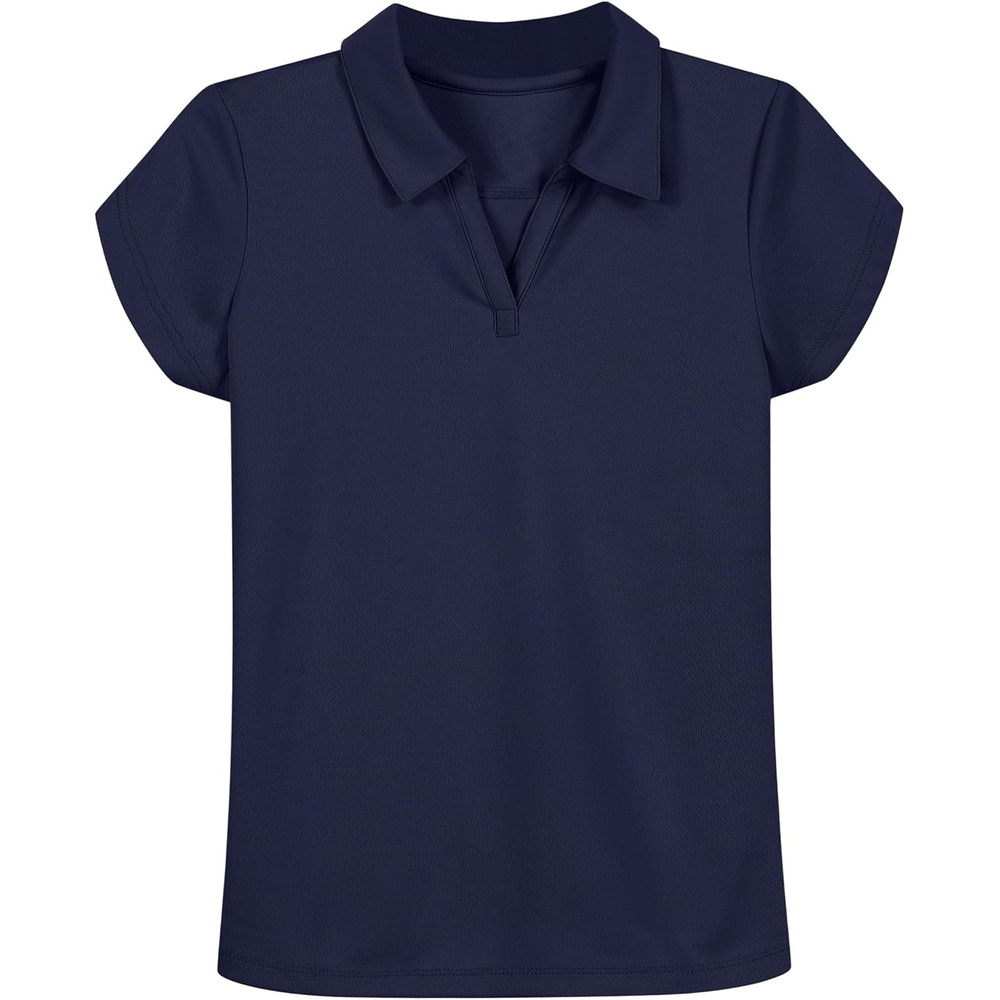 image:imageNautica Girls Short Sleeve Performance PoloNavy