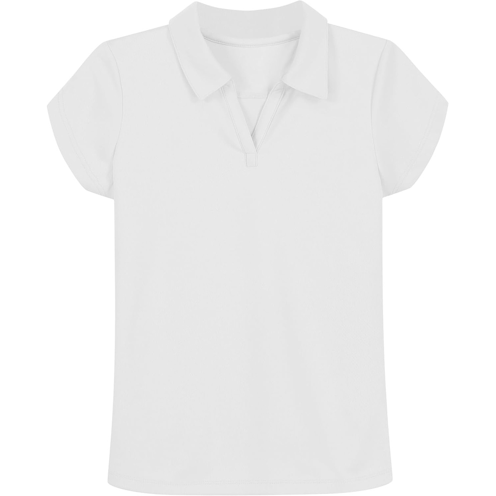 image:imageNautica Girls Short Sleeve Performance PoloWhite