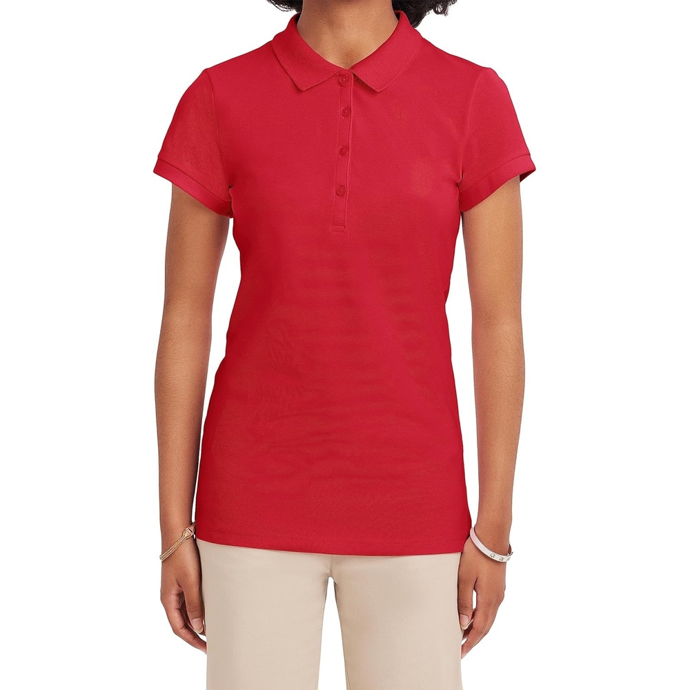 image:imageNautica Juniors Uniform Short Sleeve Pique PoloNautica Red