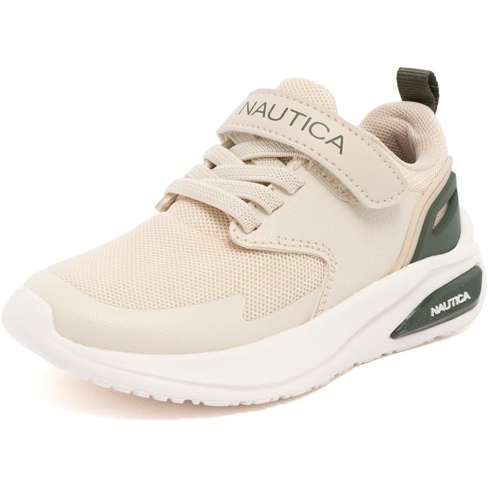 image:imageNautica Kids Fashion Sneaker Athletic Running Shoe with One Strap Boys  GirlsToddlerLittle KidBone Olivesawyer