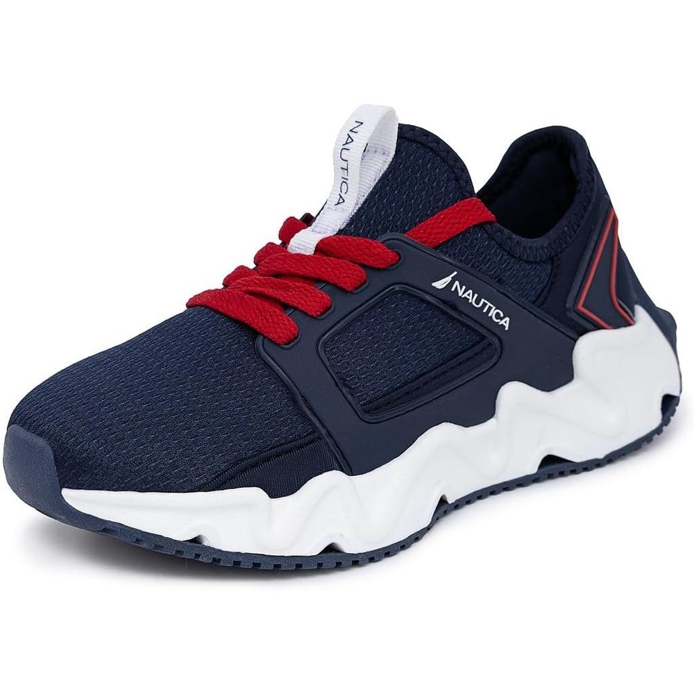 image:imageNautica Kids Running Sneakers  Comfortable Shoes for Boys and Girls  Sizes for Big amp Little Kids LaceUpBungee ManalapinAmericanamazi