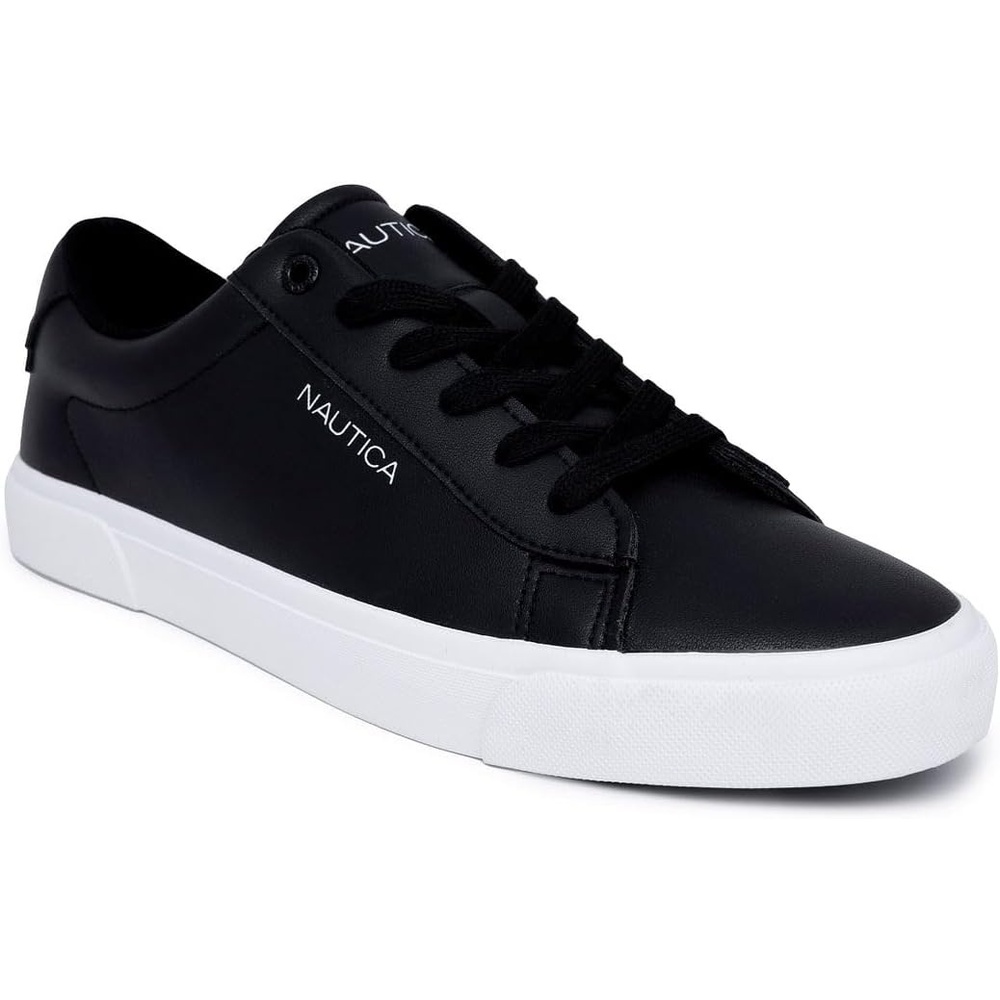 image:imageNautica Mens Casual Shoe Classic LaceUp Low Top Loafer Fashion Sneaker in Medium amp Wide Width SizesAlosblack