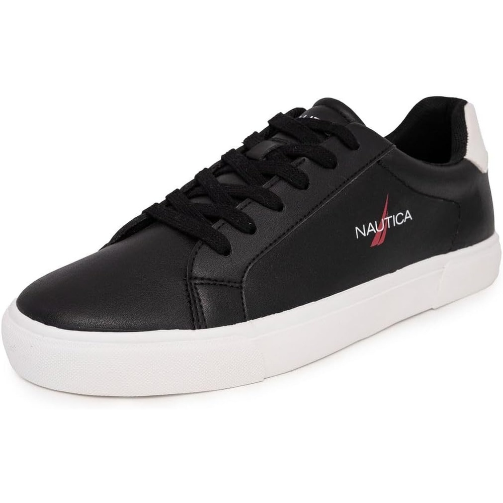 image:imageNautica Mens Casual Shoe Classic LaceUp Low Top Loafer Fashion Sneaker in Medium amp Wide Width SizesBlack