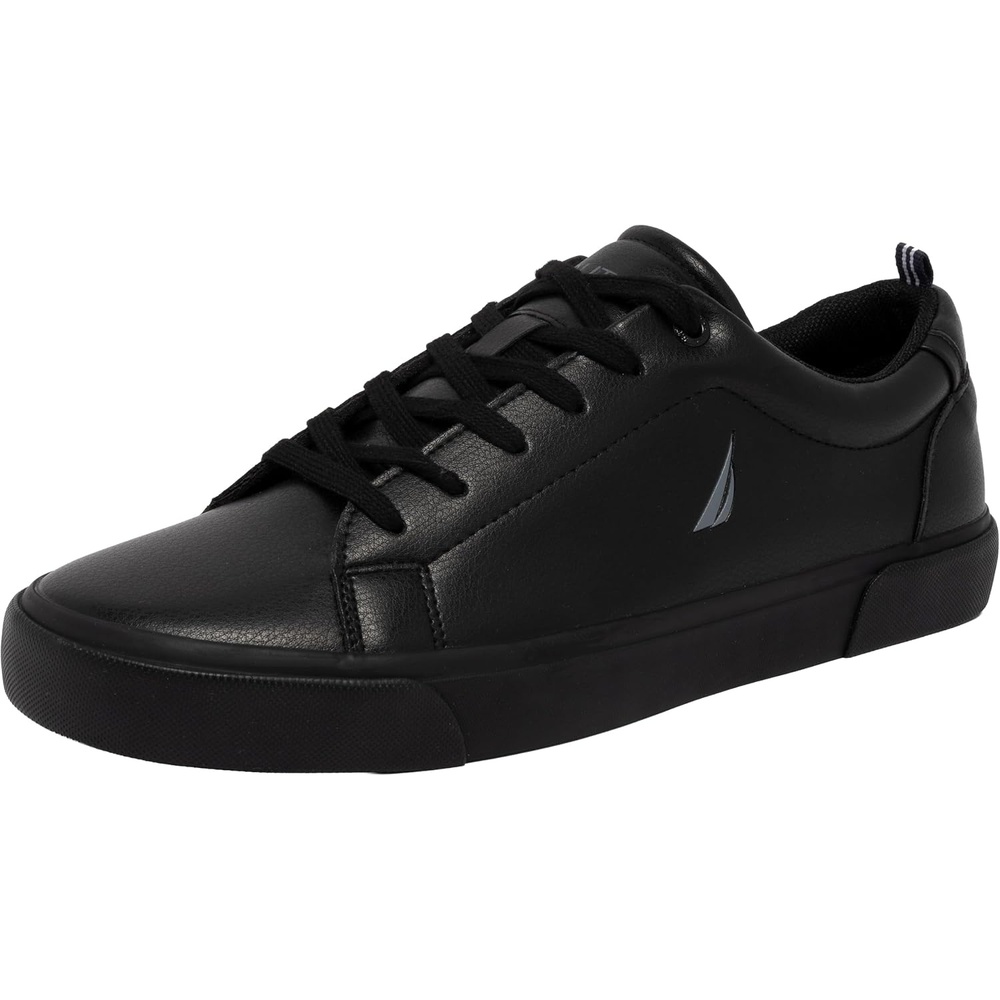 image:imageNautica Mens Casual Shoe Classic LaceUp Low Top Loafer Fashion Sneaker in Medium amp Wide Width SizesBlack Mono