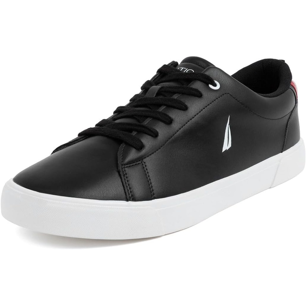 image:imageNautica Mens Casual Shoe Classic LaceUp Low Top Loafer Fashion Sneaker in Medium amp Wide Width SizesBlackWhite
