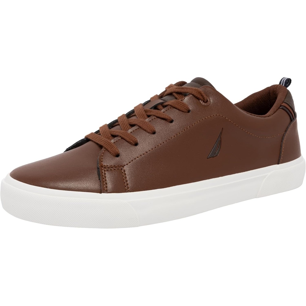 image:imageNautica Mens Casual Shoe Classic LaceUp Low Top Loafer Fashion Sneaker in Medium amp Wide Width SizesCognac