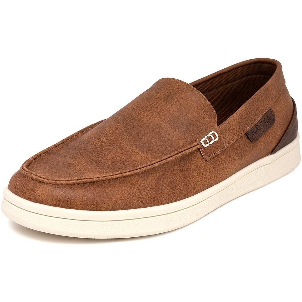 image:imageNautica Mens SlipOn Loafers Casual Moc Toe Sneakers Boat Shoes Slipper for Men Lightweight amp Comfortable DerwinBrown