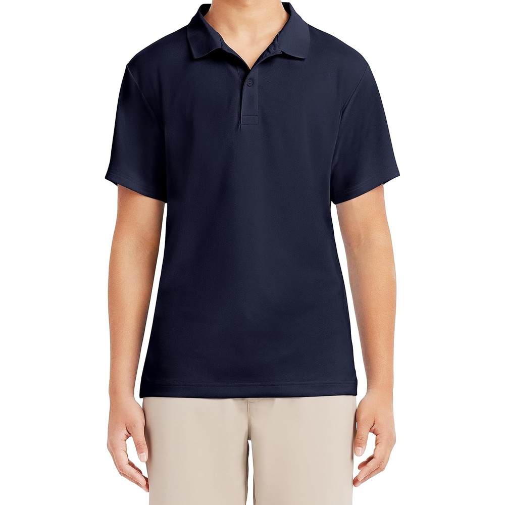 image:imageNautica Mens Uniform Short Sleeve Performance PoloNavy