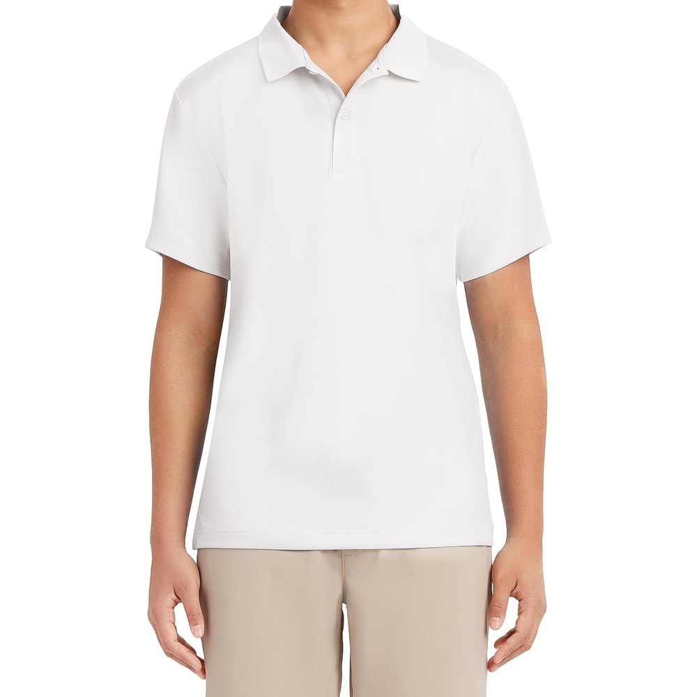 image:imageNautica Mens Uniform Short Sleeve Performance PoloWhite