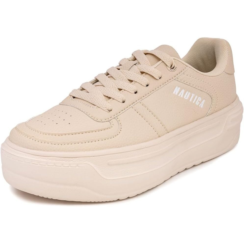 image:imageNautica Platform Sneakers for Womens Fashion Trendy Shoes White Casual Sneaker Thick Sole Everyday Walking ShoesBonerayburn