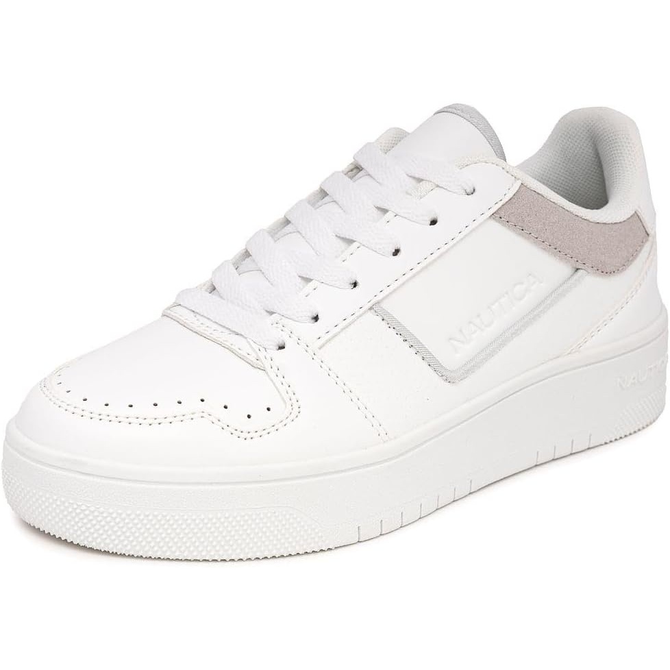 image:imageNautica Platform Sneakers for Womens Fashion Trendy Shoes White Casual Sneaker Thick Sole Everyday Walking ShoesWhitelarissa