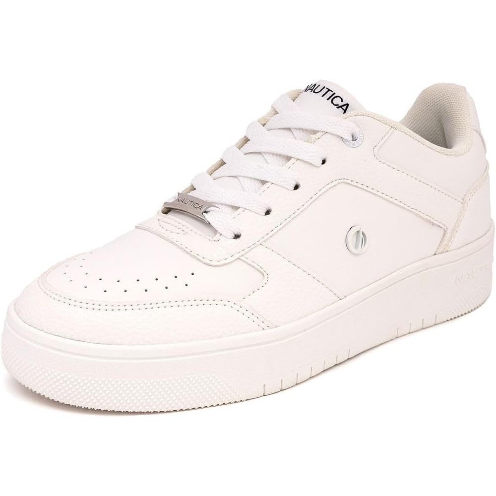image:imageNautica Platform Sneakers for Womens Fashion Trendy Shoes White Casual Sneaker Thick Sole Everyday Walking ShoesWhiteshavona