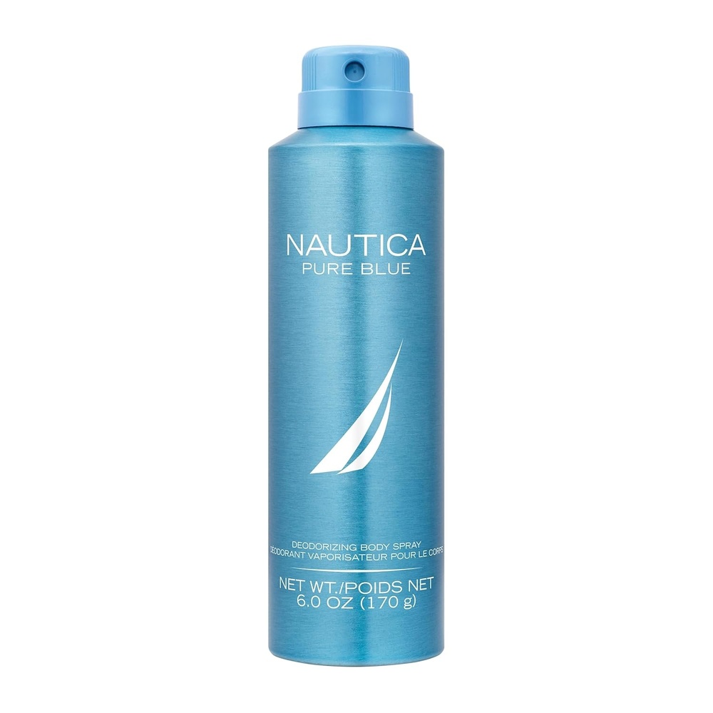 image:imageNautica Pure Blue Eau de Toilette 33 fl oz Pack of 1 Notes of Eucalyptus Leather and Vanilla Mens Fragrance Long Lasting Everyday Fragrance Travel SizePure Blue Deo Body Spray