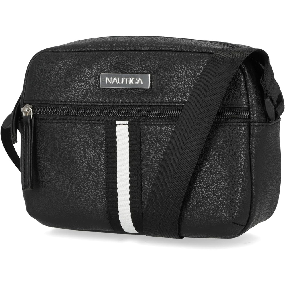 image:imageNautica Womens Candid Camera Adjustable Crossbody BagBowline Black