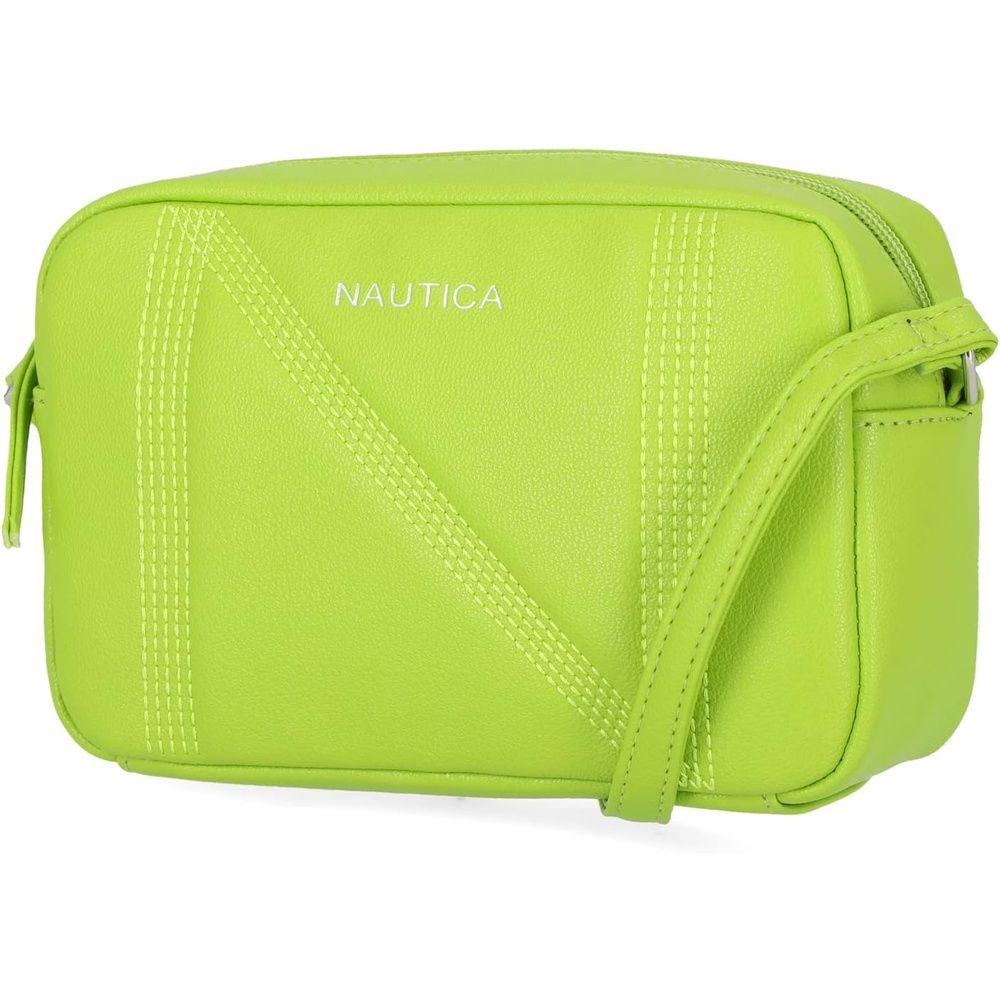 image:imageNautica Womens Candid Camera Adjustable Crossbody BagLime