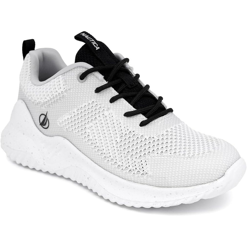 image:imageNautica Womens Casual Fashion Sneakers Comfortable Walking Shoes with Knit Upper and Cushioned SupportGreykenyo
